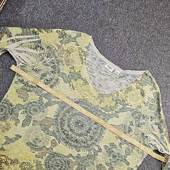 CATO Women's Thermal Top Size 18/20 Sublimination Print Long Sleeve Lightweight - Picture 6 of 9